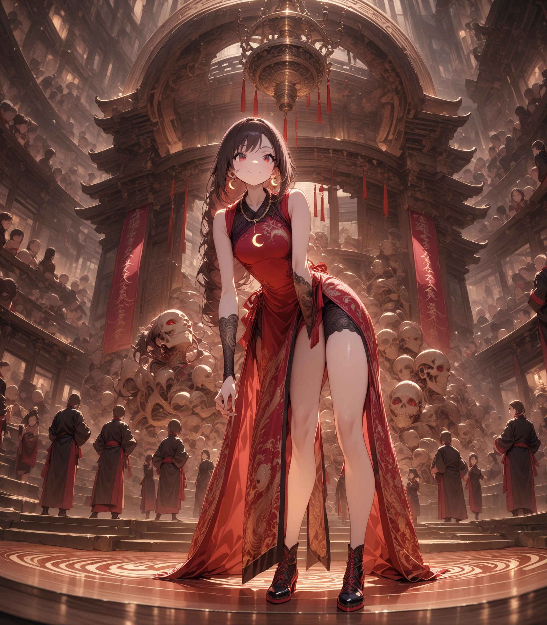 ((masterpiece:1.4)、(top-quality:1.4)、(reallistic:1.7))、Two-Pair of Sexy Female Space Federal Police、Yuri and Kay's sexy duo、Super sexy daughter、Super beautiful girl、2girls:1.4、Transparent clothing、Sexy costumes、Glossy luxury latex、Luxury Latex Bodysuit、By Luis Royo、age19、Super Ultra Ultra Bikini、Outstanding style、(Two legs are drawn correctly:1.7)、(Two arms are drawn correctly:1.7)、The limbs are anatomically correctly drawn:1.7、Slender Abs、(beauty legs:1.4)、beautiful countenance、kawaii faces、Beautiful udder、Beautiful ass、A detailed eye、beautidful eyes、Raw photo、red-lips、Red boots、a choker、a necklace、耳Nipple Ring、Fantasy of an ancient city、Ancient City Palace