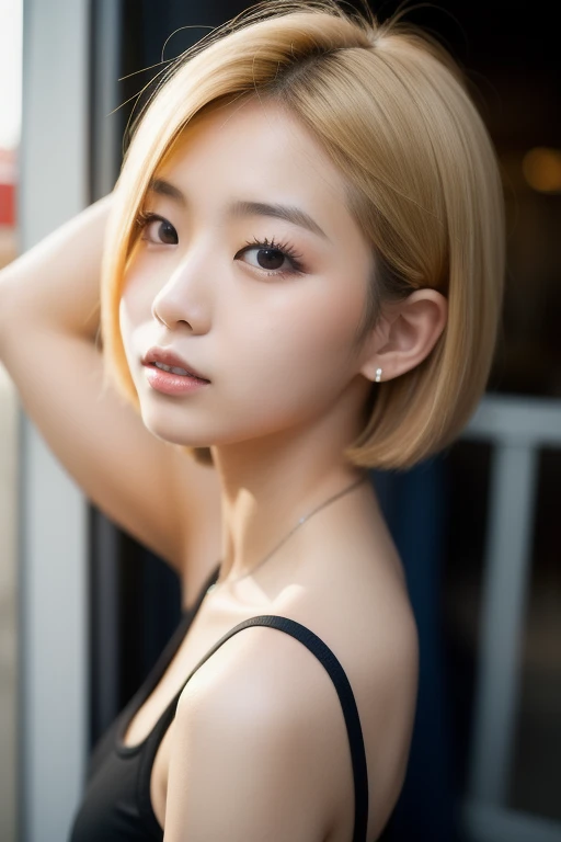 ((Highest quality)),((8K、32k)),(Genuine)、(detailed)、(Beach)、((Bust up shot))、((face closeup))、(White skin)、(Big Breasts)、Golden ratio of face to shoulder width、Micro Bikini、Shiny Hair、Short Hair、Glowing Skin、Japanese、beauty、Looking into the camera、Thick lips、cute、Hehehe:1.2、Shot with a film camera、RAW shooting、#24、Genuine、Photo Genuine:1.4、Photon Mapping、Physically Based Rendering、Perfect Anatomy、Detailed decollete、Detailed Eyes、Detailed double、Detailed masseter muscle、Detailed clavicle、Perfect Fingers、Finger Description、(Quality 8K)、((White skin))、Avoid mascara、Hair with movement、Detailed pores、Natural light、Detailed description、Blushing、Fine pores、Perfect cleavage、masterpiece、Blushing、Hair with movement、Detailed abdominal muscles、Sparkling、sexly、Detailed armpit、(slender)、(Upper Body)、Detailed Eyes元、