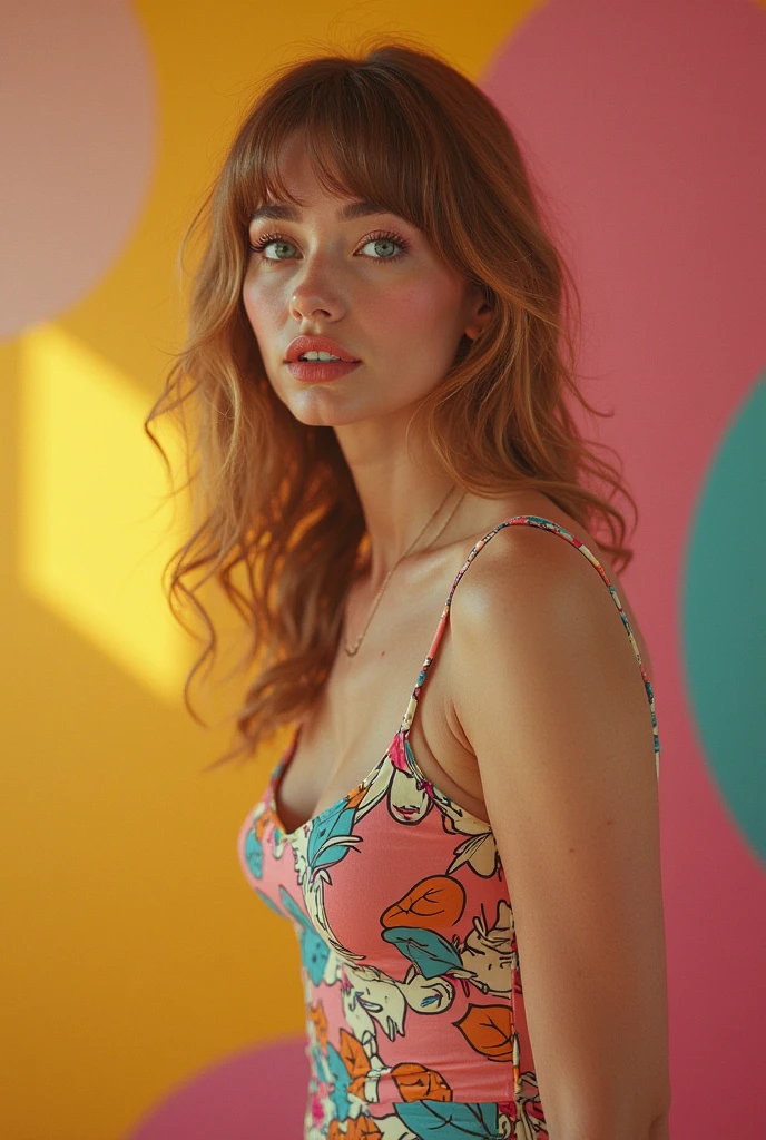 (​masterpiece), (extremely complicated:1.3), (Realists), Portrait of a girl, the most beautiful thing in the world, large , (Bikini with rips, Belly-free), Hair tied with pink bows, outside, intense sunlight, Graffitiwand, Professional photo of a stunning woman detailed, keen focus, dramatic, Award-winning, cinematic lighting, Oktan-Render Unreal Engine, Volume measurement DTX, (film grain, blurred background)