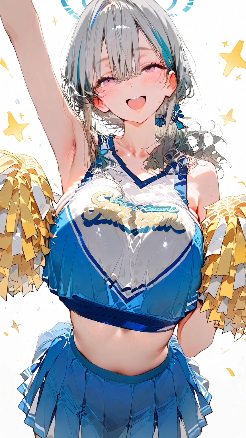 Masterpiece,Girl, Granblue Fantasy, Narmaya, Cheerleading, Short, Big breasts, Cheer costume, Cheering,