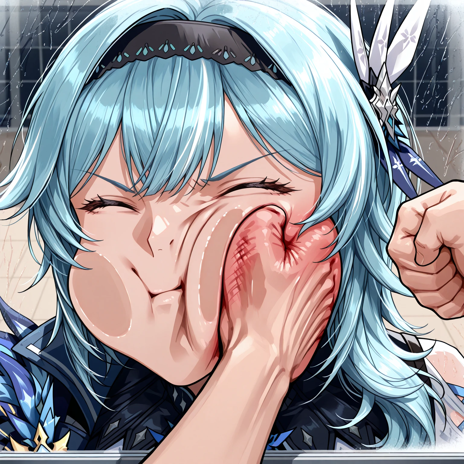 best quality, medieval, solo girl, 4k, high resolution , anime girl , young girl, 24 years old, bangs, long hair, surprised face, perfect shot, perfect anatomy, detailed face, detailed eyes, room background , tall girl, completely nude , 2 girls, futanari, big penis , horse penis , cock ring, realistic, 4k , masterpiece, best quality , ilustration, digital art, pov, ejaculating, cum, lot of cum, cum over the face, full body, , close up, ganyu