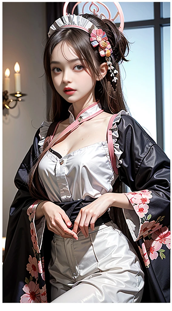 ((Japanese pattern underwear)), ((panties focus)), Japanese-style izakaya, Smiling smile, (The FW), 1womanl, 独奏, 24 year old, 7headed body, (Ideal ratio body proportions), (Composition from head to thigh), erectile nipple, Sexy body, Wet, short-hair, Dark hair, small tits, A slender, Small buttocks, beauty legs, Skinny Legs, surrealism, Cinematic lighting, depth of fields, One-person viewpoint, F/1.8, 135 mm, nffsw, masutepiece, ccurate, ((Anatomically correct)), Textured skin, Super Detail, high details, High quality, awardwinning, Best Quality, hight resolution, 8K