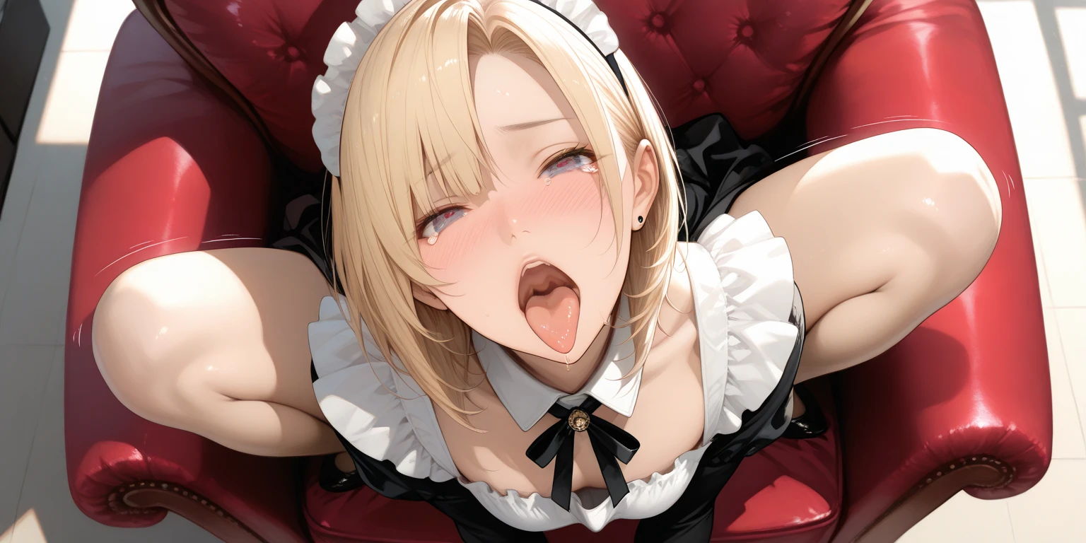 nsfw,(score_9, score_8_up, score_7_up:1.5), score_6_up, score_5_up, source_anime, 15 years old, completely nude, takamaki ann, long hair, twintails, large breasts, blue eyes, bangs, blush, slutty face, parted lips, drooling, leash, slender, skinny, blushing, (black collar:1.3), (black wrist_cuffs:1.2), chain, blushing, half-closed eyes, teary-eyed, (crying, tears), tongue out, drooling, saliva, 
public toilet, stains on the floor, dirty, filthy, piss puddles on floor, excessive amount of trash, 1 boy, (((pissing from large penis))), pissing, male peeing on female, ((male pissing into female mouth)), excessive piss, piss stream in mouth, (urine in mouth), piss drinking, piss on face, piss on hair, ((female drenched in yellow piss)), (cupping hands, own hands together), (eyes looking up1.1), 1 girl, view from above, on knees, perfect breasts, mouth open, sad expression, piss on body, wet, volumetric lighting, ((man's face out of frame)), (((dark skin fat man, ugly man:1.2))), hetero,
indoor, no windows, night time, (night:1.5),(dark background:1.2),