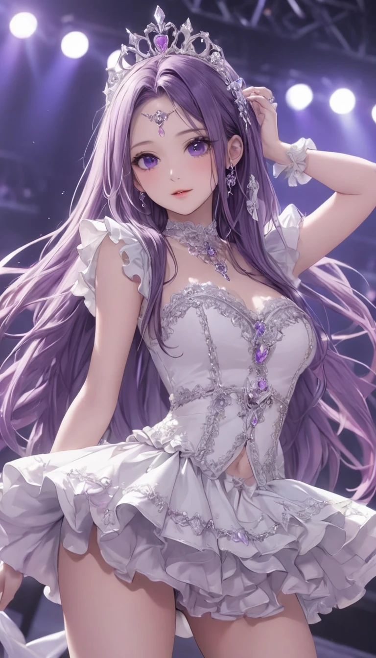 (Best Quality - Ultra-Detailed CG Unit, Floating) Step into a world of unparalleled quality with an ultra-detailed CG unit artwork that defies expectations. This floating masterpiece exemplifies the artist's commitment to delivering the best quality in every aspect. From the girl's long lilac hair (1.3) to her captivating yellow eyes (1.2), every detail is meticulously rendered with precision and care. Get ready to be mesmerized by the immersive beauty of this artwork, where every element comes to life in stunning high resolution.