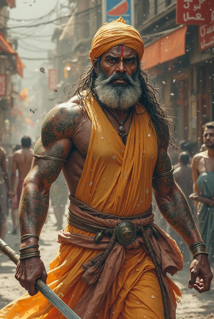{
"prompt": "A logo design featuring a muscular genie emerging from a magic lamp. The genie has an orange-reddish and deep red hue, wearing a traditional genie vest. He has dark black hair and a long, pointed beard. His expression is friendly yet powerful, suitable for a logo of an Arabic restaurant. The overall style is similar to the genie from Habib's, with a focus on vibrant colors and strong lines.",
"size": "1024x1024"
}