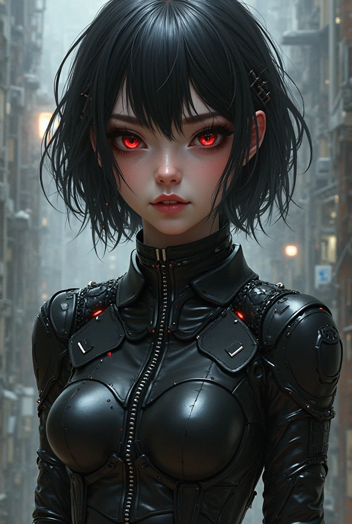 ultra-detailliert,Extreme Detail,Glass Art,Brutalist Influence,Using strobe lighting、Dramatic shadows、highlight、Create images with a sense of depth and dimension,1girl,geometric sharpes,urban aesthetic,industrial design、dynamic ungle,
