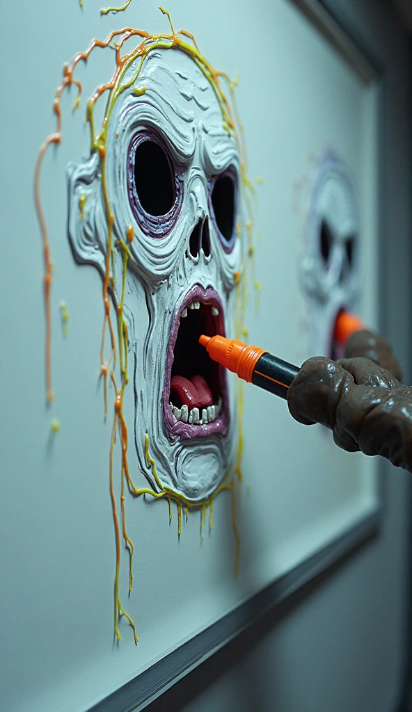Create a horror game screen
