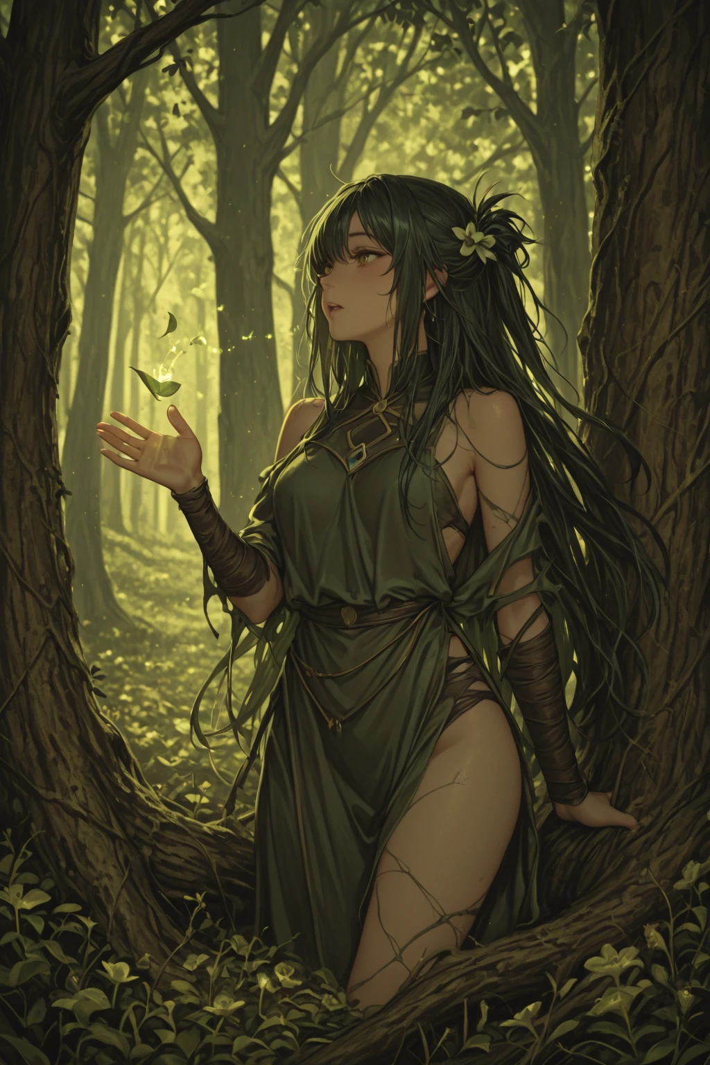 Redrawing of vegetation、