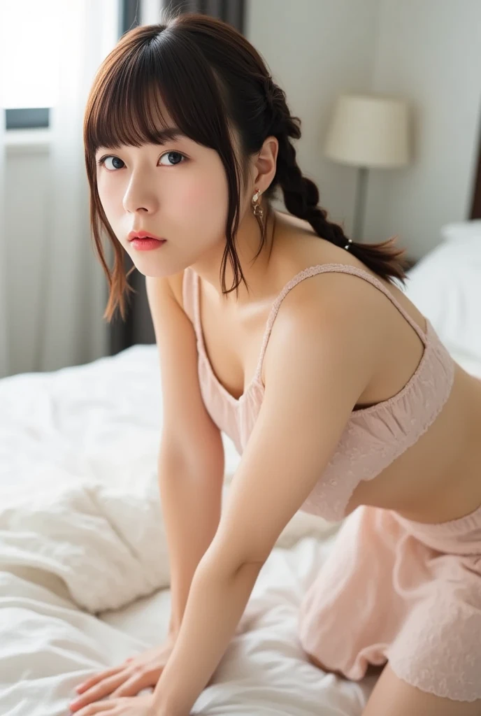 girl。girl waking up。