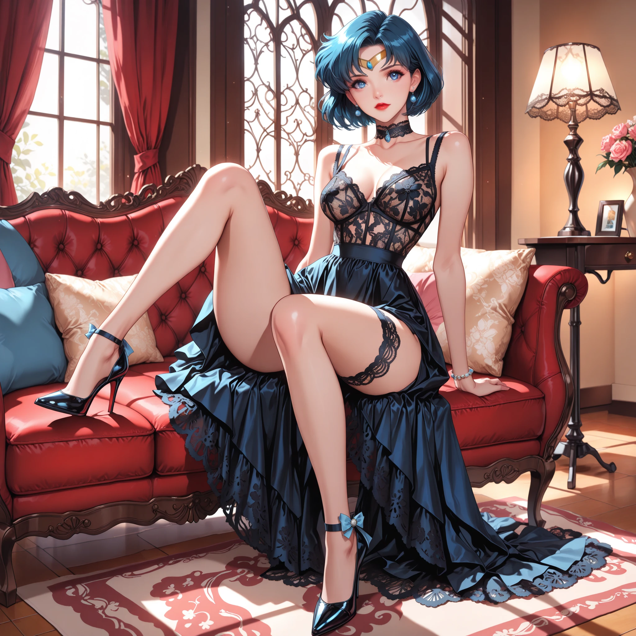 ( Masterpiece:1.25, exposed:1.2, White and vivid colors, navel), (sexy junior idol), ((face variations)), portrayed in the best quality and high resolution. The image should be ultra-detailed, realistic, and photorealistic with a touch of rawness. back lighting, colorful Light shines through delicate stained glass. concept art. enhancing the overall visual impact. (Whole Body proportions and all limbs are anatomically accurate), (nipple:-0.9) .