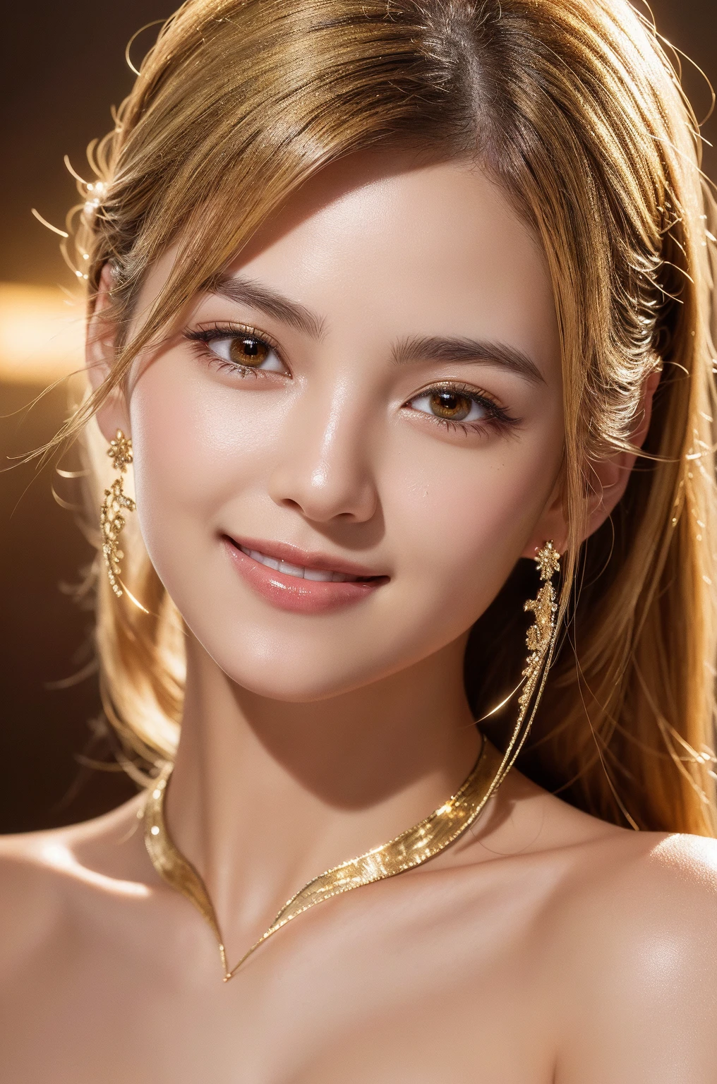 (Cowboy Shot、Highest quality、8k、Award-winning works、Ultra-high resolution度)、One beautiful woman、(perfection, Wearing a natural and colorful shiny dress:1.2))、Bright color contacts、perfection Makeup、Bright and shiny lipstick、Beautiful bright eyeshadow、(Big Breasts:1.2)、Long Hair,(brand:1.3)、(Romantic affection:1.1)、彼が私を見た時のThe best smile、(Many of them emphasize the body line..:1.1)、(Strongly blurred vibrant Harajuku city background:1.1)、(Strongly blurred background:1.1)、Accurate anatomy、Ultra HD Hair、(Ultra-high resolution度のperfectionな美しい歯:1.1)、Ultra-high definition beauty face、Ultra HD Hair、Ultra HD Shining Eyes、輝くUltra-high resolution度の美肌、Ultra-high resolution,Tight and gorgeous dress Beautiful Japanese actress,flying debris,,Award-winning photo, Very detailed, Close your eyes, Nose and mouth,Face Focus, Extreme close up of face、 Symmetrical face,Realistic nostrils、The best smile