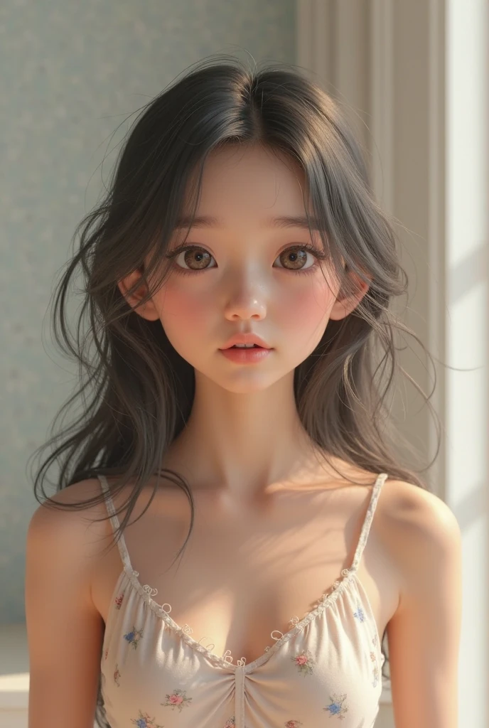 (best quality), (masterpiece), (highres), original, extremely detailed 8K wallpaper, (an extremely delicate), Best quality, masterpiece, (((disgusted and unhappy expression))), (((disgusted face, unhappy face))), angry Frown, ultra high res, (photorealistic:1.4), raw photo, street photography, photo of a Taiwanese young girl, She play with her own breasts, sweat, sweaty body, (sheer fabric:1.35)(loose:1.5)lace strapless dress, (((huge)saggy breasts)), (bare breasts), (((erect nipple))), ((areolas)), (Korean(kpop idol)), ((puffy eyes)), deep shadow, low key, cold light, deep contrast, bokeh, depth of field, below angle, low angle, (looking at viewer, softly smiling), a photo of a inside a subway, neoism, background crowds, people in backgrounds, ((upper body)), ((straight photo)), exposure blend, medium shot, bokeh, (hdr:1.4), high contrast, (cinematic, teal and orange:0.85), (muted colors, soothing tones:1.3), low saturation, (hyperdetailed:1.2), (nsfw:1.1),