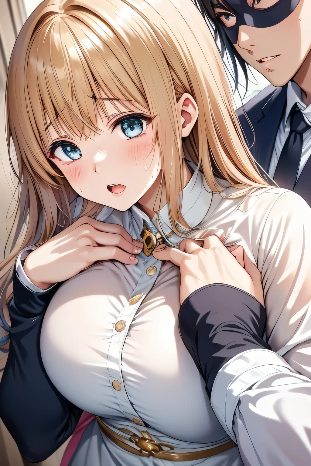 handsome man fucking a blonde slut