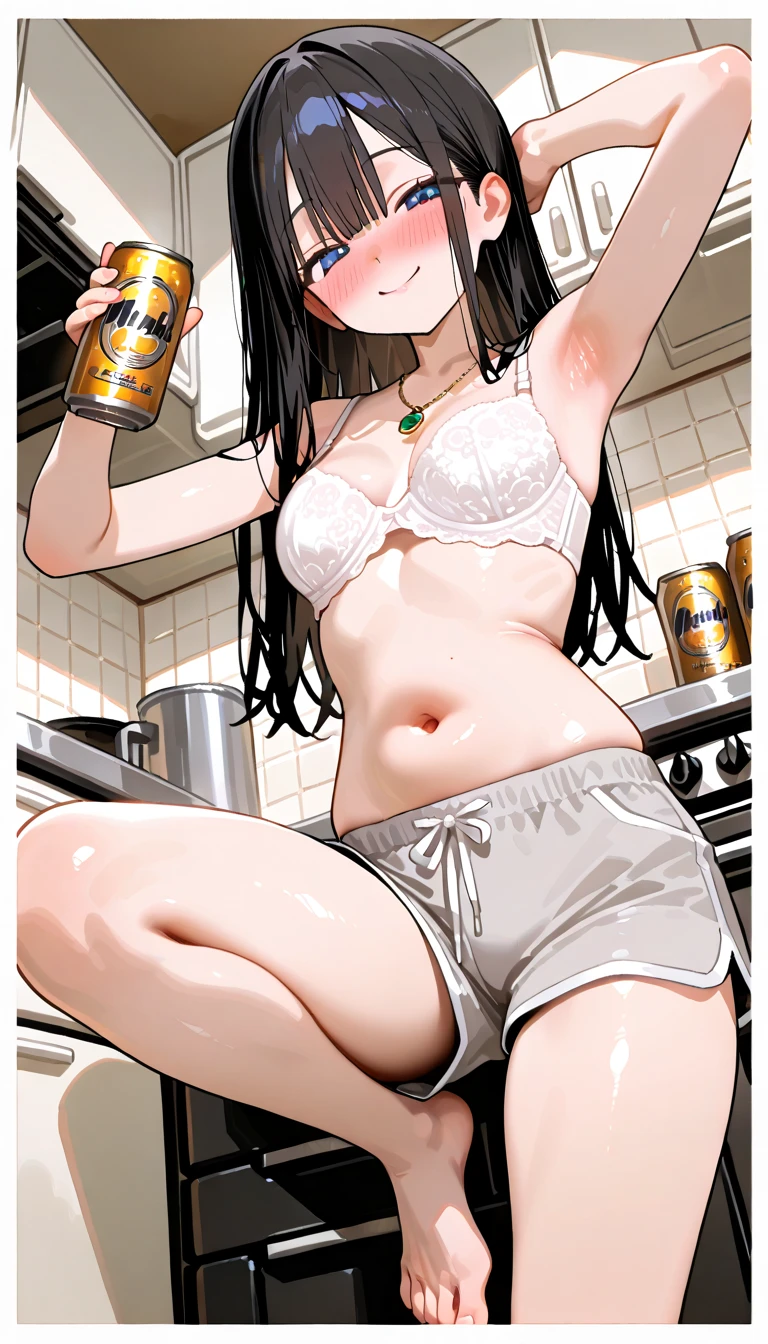 best quality,(masterpiece:1.3),absurdres,highres,16k, ultra high res, official art,illustration,extremely detailed, nsfw, (veiny penis:1.0), (midium penis:1.2), (testicles:1.1), (1boy:1.3, (fellatio:1.6), (oral:1.0), (kiss:1.2), (erection:1.2), solo focus, (from below looking up),Blur the background, , (beautiful detailed eyes), (1girl),(solo),(idolmaster), (((shiho kitazawa))), (16yo, beautiful girl), (beautiful brown eyes),((((beautiful black hair)))), ((long straight hair)), (wet hair), (wet skin), ((sweat)), ((steam)), (((flat chests,midium breasts))), (one eye closed), ((pink bra and pink panty:1.3)), ((pubic hair:1.3),(cum on mouths:1.2),1girl have kneeling,bed room,night time, breasts, nipples, nipple slip, pussy, pussy slip,(embarrassed,evil smile), open mouths,one eye closed,((tongue out)),deep breathing,((cum on mouth:1.2)),((bukkake:1.7)), (from below looking up),(light),(spoken heart:1.5),(ecstasy:1.5),(background,Bathroom,bright:1.3),(filming:1.5),side view,