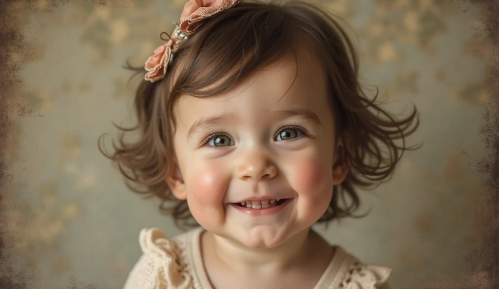 A lively female child