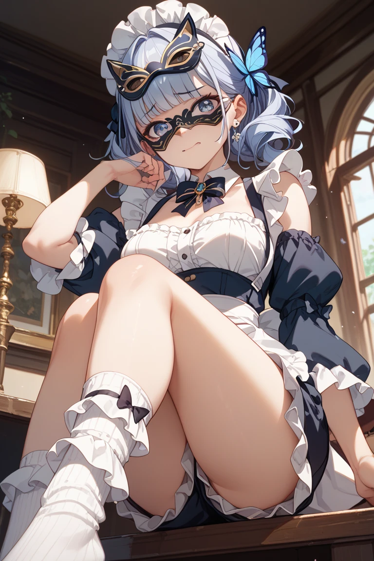 1girl, black_gloves, black_thighhighs, boots, brown_footwear, choker, commentary_request, doll_joints, dress, elbow_gloves, fingerless_gloves, flower, gloves, granblue_fantasy, hair_between_eyes, hat, joints, knee_boots, lolita_fashion, long_hair, looking_at_viewer, mini_hat, object_hug, orchis, parted_lips, rain, red_eyes, shingeki_no_bahamut, silver_hair, solo, squatting, stuffed_animal, stuffed_toy, tetsuo_(amenohutikoma), thighhighs, twintails, umbrella
