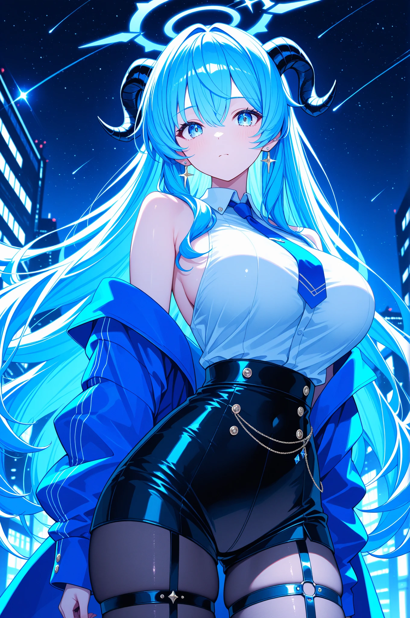 Close-up of a woman with colorful hair and necklace, anime girl with space hair, Soft vitality of Ross Dres, Gubes style artwork, fantasy art style, colorful], vivid fantasy style, Rossdraws cartoon full of vitality, cosmic and colorful, Gweiz, colorful digital fantasy art, Great art style, beautiful anime style, white skin, Spider-Man costume,