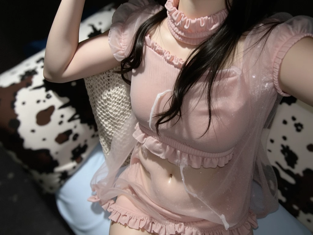 Tabletop, Highest quality, shape, Very detailed, In detail, High resolution, 8k wallpaper, Perfect dynamic composition, Beautiful attention to detail, Natural Lip , Big Breasts, cleavYear, Random sexy poses, whole body,Big Breasts:2.0,cleavYear:1.5,((A see-through pink camisole with attention to detail:1.75)),((My nipples are erect)),whole body写真、Beautiful breasts、Unparalleled beauty,Korean,23Year,alone,Bold Pose,((Spread your legs:1.5)),Dynamic pose:1.5,((Not wearing panties)),fine grain,Realistic Skin,((Detailed and accurate depiction of the human body)),The best smile,Professional Writing,Detailed and accurate depiction of pubic hair and genitalia:1.25,((City Street)),((intersection)),(((Crowd Circle View:1.5))),((Wearing a dog collar:1.5)),thin,((Model-like proportions)),Beautiful pink nipples,((Unparalleled beauty)),((Spread your legs:1.5)),(((Skin glowing with oil:2.0))),((Nipples and pubic hair are clearly visible even through clothing:1.75))