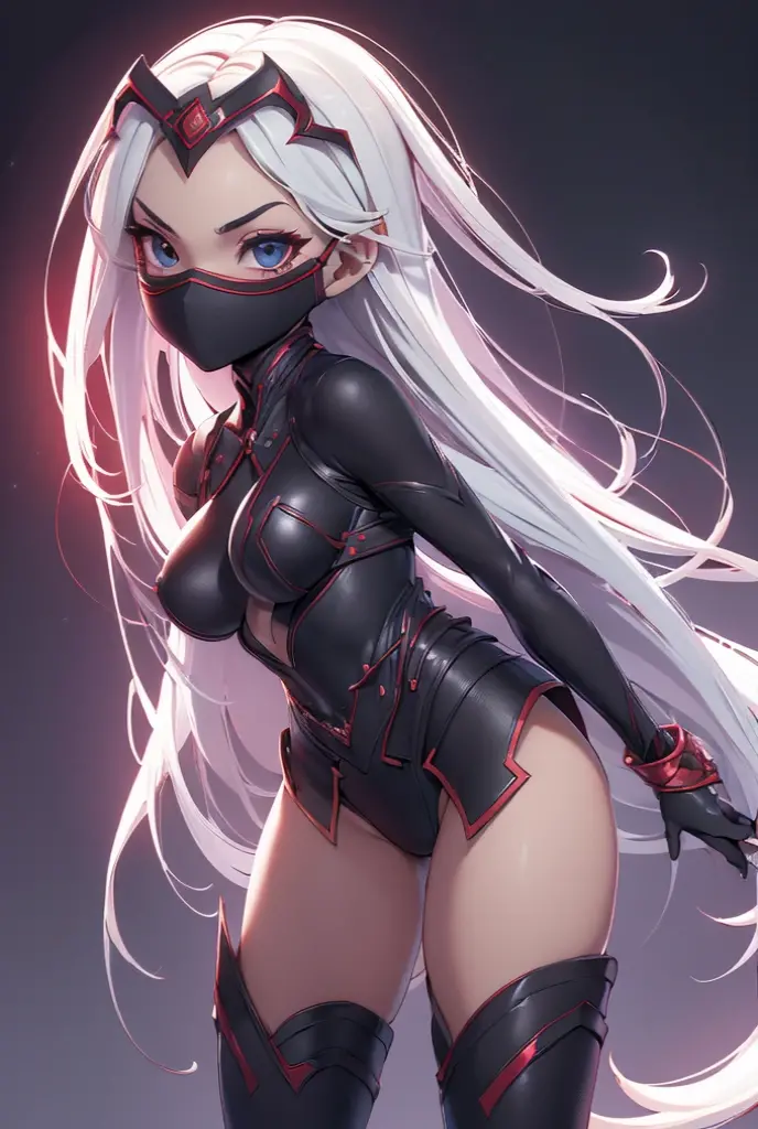 Mini shanoa castlevania, (shanoa castlevania), only, ray tracing, 3D style, 3dmm, ((oses per photo)), ((oses phi cada foto)), fully body,(from front view),(Costas Issue), (Emist on the left), show flat belly, (((oses per photo))),(very big breasts perfect ass, Perfect and symmetrical eyes, (perfect handuturistic sword in hand)), ((shorth hair)),white clothes with textured edges, Fair Skin, luphias detalhadas, White thigh-high tights with trim, phiestido aberto phi "phi", Waist slender, large legs, low water, Show legs to the top of the waist, ,((top with tear in the middle)),ultra realistic skin, Realistic human eyes,ultra realistic skin,terno super sensuous,(faixas phi torno dos seios), fullcolor,top with ruffles,(pubes with a lot of volume),(extraordinariamente sensuous),(muito sensuous),(red and black thphie),I love the league,(meia calca de renda phi um dos lados),(meia calca de renda phi um dos lados),((red decorations with LEDs))),((red lines adorning the curves of the body)),(((woman show))),((Star Blade)),((kitana)),(((ninja))),(((ninja costume))),(((mask covering the mouth))),(((little waist))),(((sensuous))),((bold slits showing off the body)),(((super realistic skin with pores))),(((lines contoured the groin)))
