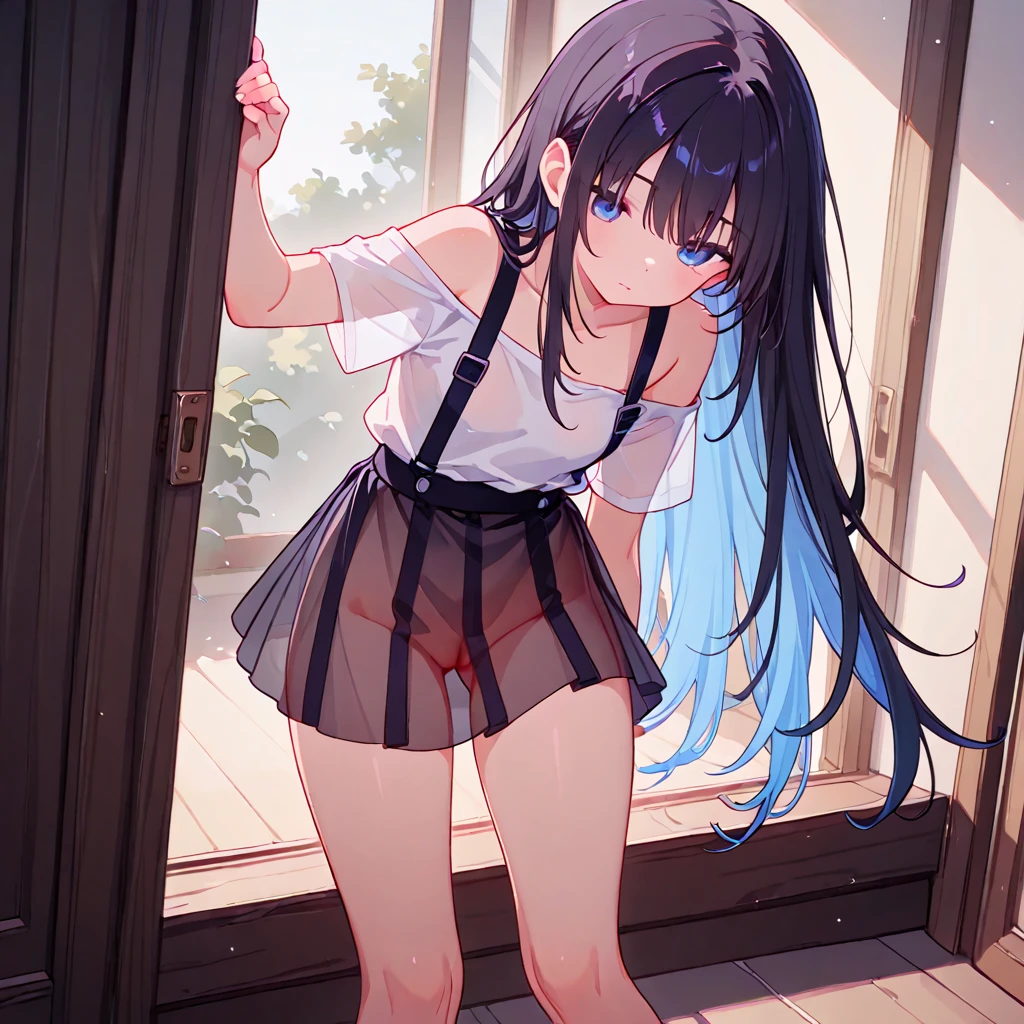 ((1 Girl))Happy,Outdoor、In front of the station、blush、From below、from the front((Multiple Views))Best image quality,High brightness,Lace panties,Garter Straps、garter belt、Panty stocking、mini skirt,Official Anime,SPY FAMILY,Yor Forger、hair band、Knee-high boots
