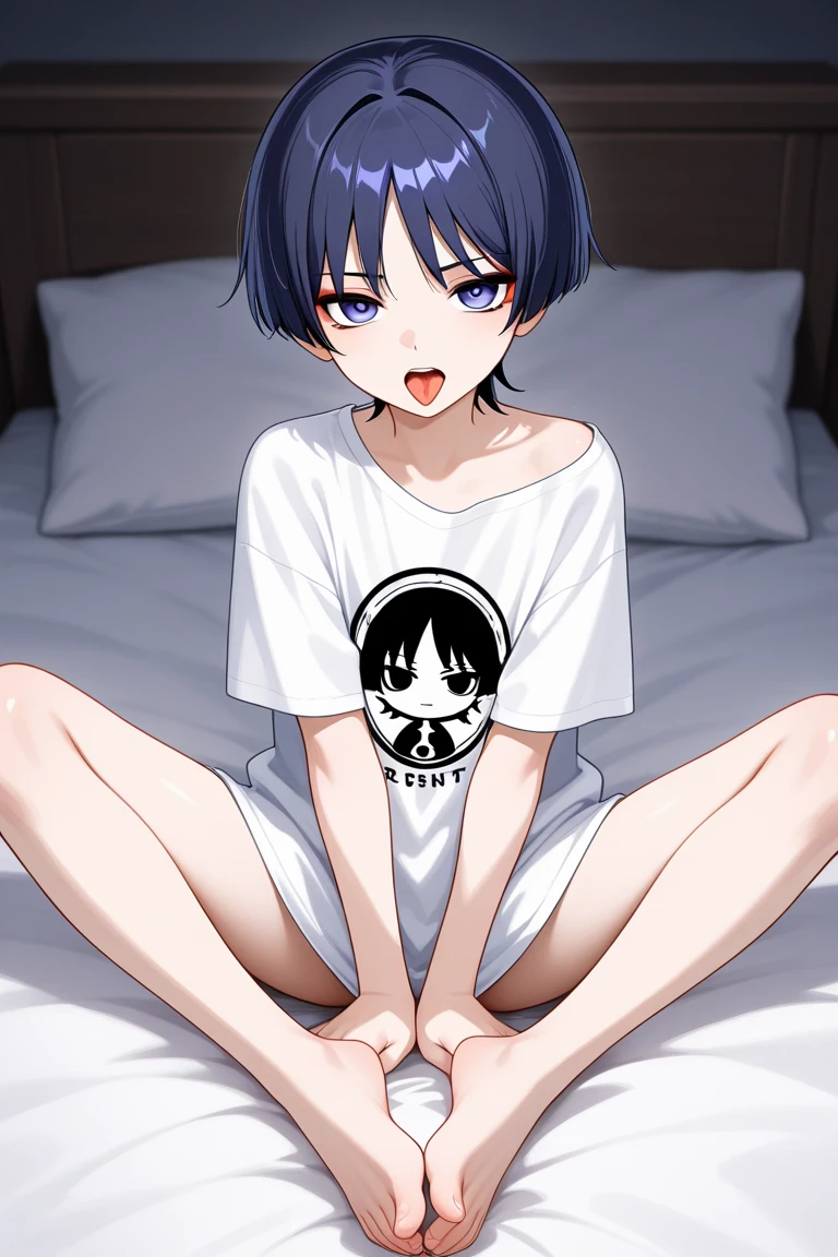 16k works,Highest quality,18-year-old,No background.White background only,whole body、Kneel,Dynamic and sexy pose, One person, beautiful顔,, Symmetrical eyes, Perfect body, Good balance、 Perfect body、Very short hair, beautiful, lover, Rough chest T-shirt, beautiful Soldier, Eyes that beckon the viewer, loverの視点, Attractive expression, Sexy smile, Perfect Style, Perfect balance, Detailed skin, Mischievous Gaze, I can see your chest