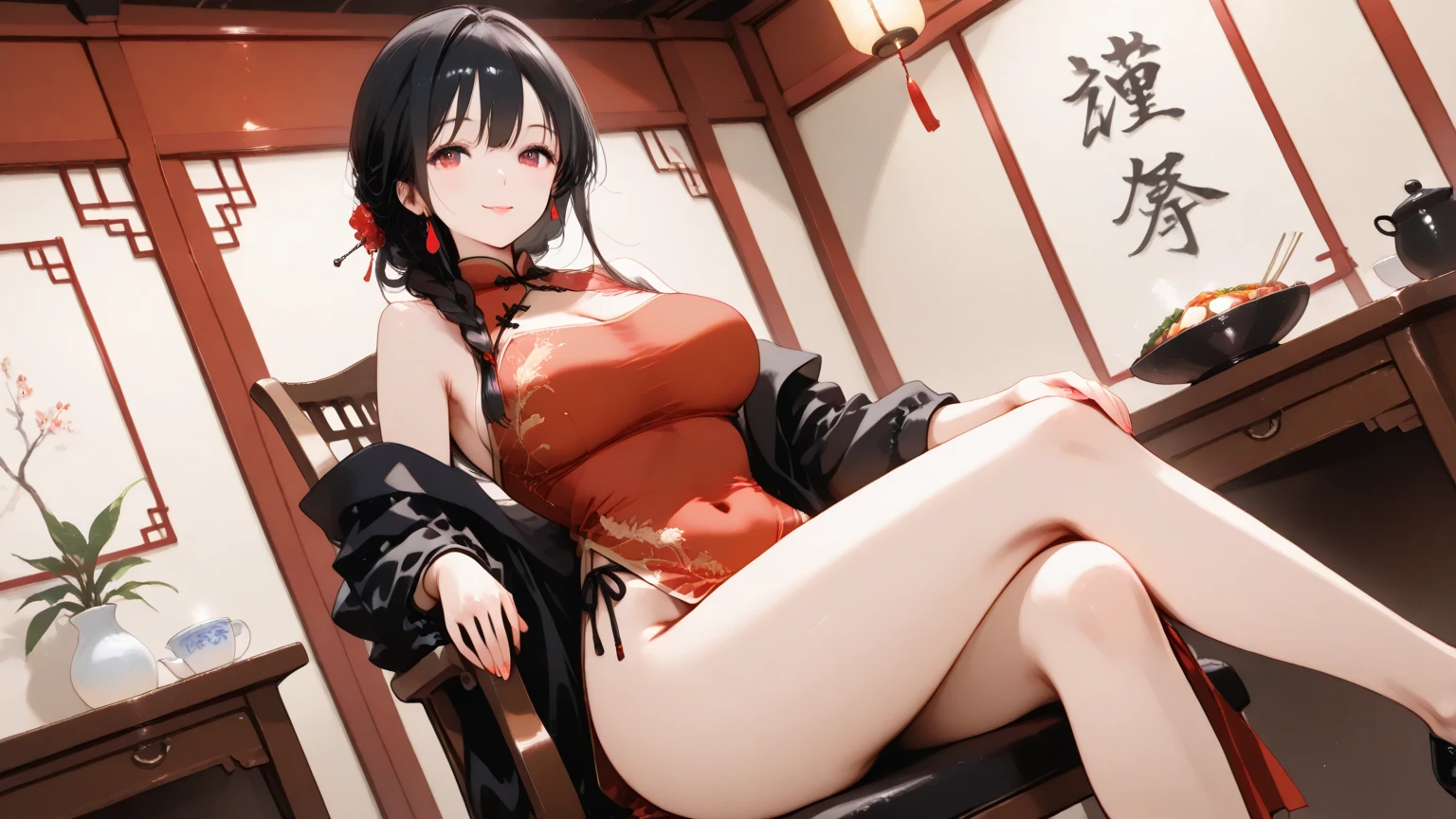 Girl with long black hair、Kimono appearance、(traditional Japanese room)、bathtub、white stocking glue eyes、red lipsticks、Hairpin、veranda、no panties,pussy juice,(dildo in the vagina),(pussy juice)、Angry look、red blush、Teary-eyed、Solo、dildo in the vagina,(dildo in the vagina)、(chains)、(SM with chain)、(Restraint of SM play)、(SM Play)、(I’m coming)、(２Book horns)、(Sweaty)