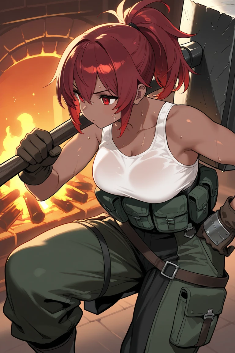barbarian girl, fighting with demons in mars base,
(pants and armor), fighting fiercely,
berserk, fearless, rampages, mad smile, no one can stop her, chaos, demons roar,
from behind,
depth of field,
(masterpiece), (best quality), (extremely detailed), (first person shooter),
crisp image, sharp image, clear image, vivid image,
highly detailed background, epic landscape