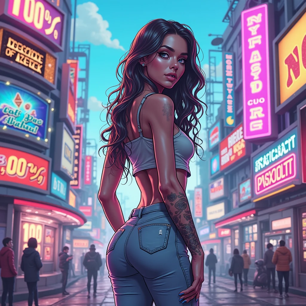 master part, melhor qualidade,Anissiaanisi,(Pixar 1.23 estilo), 2d, Artgerm 4K, Artgerm extremamente detalhado, in digital illustration style