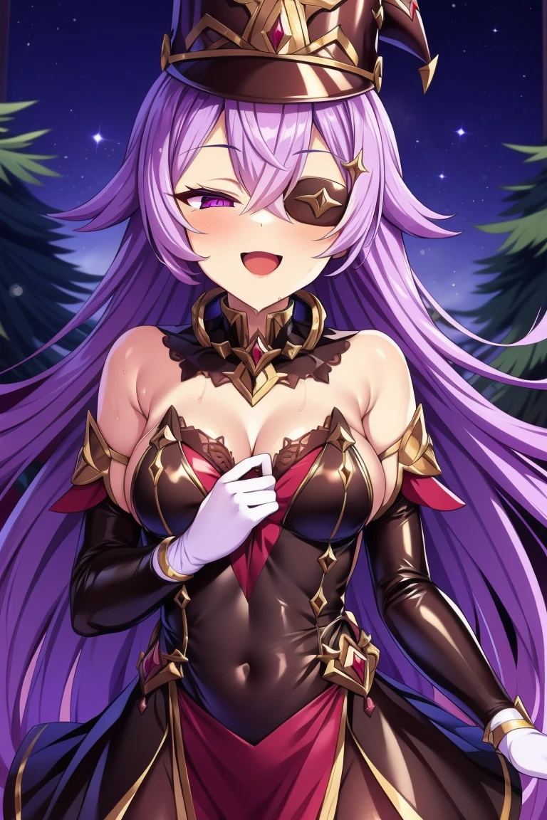 (HD, sharp, fractals), 1人の女性, Super glossy skin, Pure white skin, Dancer of Evil, (crotch tattoo:1.1), Design tights, Evil smile,