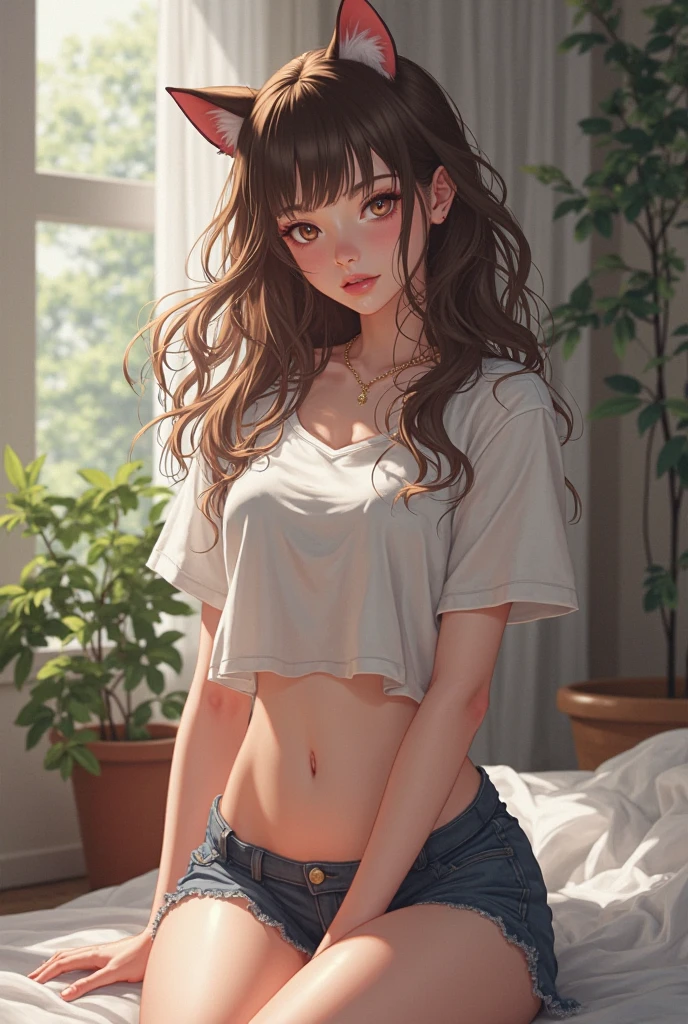 pretty girl,  Realistic skin texture，Middle school students，Leg spread