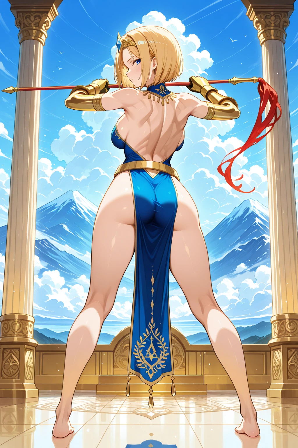 an illustration of a female gladiator rising in popularity in a grand arena, flexing, muscular female,
masterpiece, best quality, anime screencap, intricate detail <hypernet:saltyxodiumStyle_v155000Steps:1>