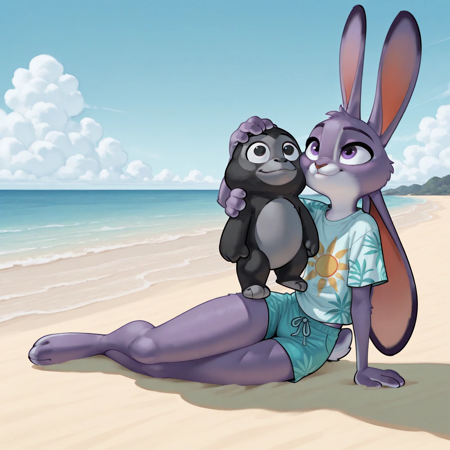 score_9, score_8_up, by bebebebebe, rating_explicit, (perfect hands:1.4)(ultra-high-quality), (best quality), [(1girl, anthro, (lop rabbit girl), girl, lop rabbit girl, blue fur, female, anthro, furry,small breasts, medium hair,half closed eyes, Simple dead eyes,shortstack, {{{{{lop rabbit ears}}}}}, )], [1boy, furry, anthro, (Cow boy), canine Dick, wolf tail], best quality, expressive eyes, perfect face, (perfect hands:1.4), (ultra-high-quality), (best quality), Scene: public sex on beach, scenery background: Sunday beach, public sex, pussy juice, pussy fuck, perfect ass, lidded eyes