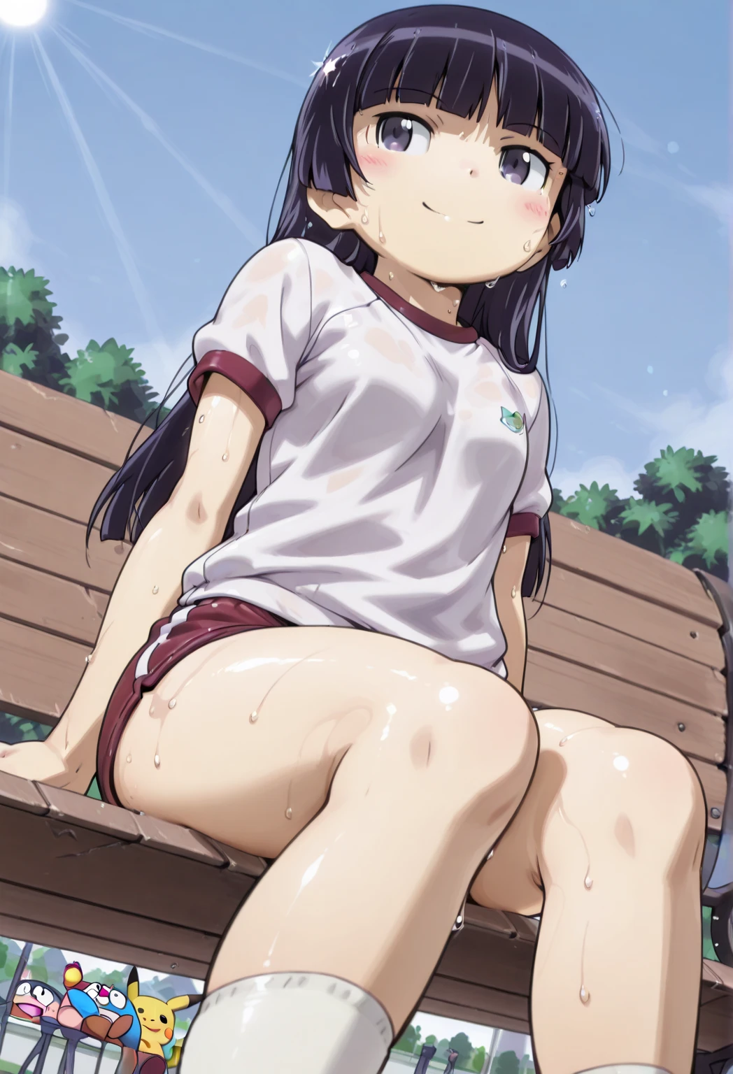 nsfw, (masterpiece, top quality, best quality, highly detailed:1.6), extremely detailed CG unity 8k wallpaper, (full body), wide shot, long shot, (leaning forward,close knees, hands between legs, pee running down legs:2), ((standing)), (((clutching crotch))), strong facial expression, (sharp eye:1.2), (scowl:1.1), (embarrassed, blush:1.3), (steam:1.9), (wet:1.2), (sweat:1.1), (trembling:1.3), (open mouth, wavy mouth:1.4), (clenched teeth:1.7), (closed eyes:1.5), (feeling weak:1.5), (shoot from front, looking at viewer:1.2), (woman standing on the park, White long one-piece dress, big straw hat:1.5), (long hair, low ponytail, jet black hair:1.5), (woman trembling with sexual climax:1.5),(at midnight), night, at dawn, (Be incontinent:1.5), colorful, perfect composition, urination, incontinence, piss, peeing self, (((pee stream))), (pee puddle), wetting herself, pee stain, large breasts, Yellow pee, ((leaking pee)), puddle of pee, Pee at your feet, Pee spread on the floor, Pee stains, Dripping pee between my legs, Feet wet from pee, Pee-covered feet, Pee at your feet, want to pee, about to pee, Full bladder, Pee-soaked skirt, Pee-soaked shoes, natural makeup,