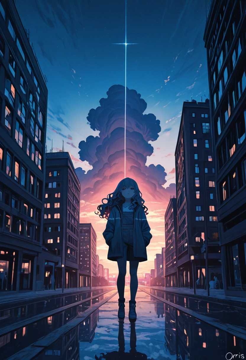 Uma garota de anime parada em uma pedra、looking at a starry sky, makoto shinkai cyril rolando, Papel de parede de arte anime 4k, Papel de parede de arte anime 4k, Papel de parede de arte anime 8k, por Makoto Shinkai, inspirado em Cyril Rolando, no estilo dan mumford obra de arte, Amazing wallpapers, por Yuumei