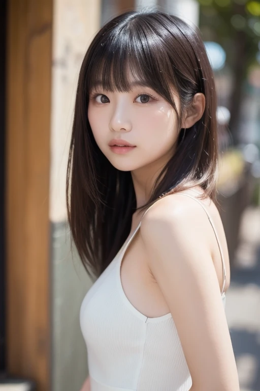 スレンダーなblackofhairと大きなpupilを持つ美しい日本of女子高生, 彼女of胸は上を向いている, プールサイドで水色ofナイキofビキニを着ている. 膝上からofhighest qualityofphotograph, 顔of焦点, soft light, ultra high resolution, (realistic:1.4), RAWphotograph,
日本人of女of子1人, alone, cute, (pupil, eyeに光が宿る), detailed beautiful face, (),(人間of肌of質感of高解像度of詳細),
(長いhair),
indoor,
Damask Shirt Dress,
(portrait)(8K, RAW photograph, highest quality, masterpiece:1.2), (realistic, photograph-realistic:1.37), highest quality, ultra high resolution, photographn mapping, radio city, 物理ベースofレンダリング,bBlurry, Blurry_Qianfang, depth_of_field, Blurry_background, photograph_\(Moderate\), motion_Blur,1女of子, (whole body),long legs,thin legs,Long hair, 前hair,(see through 前hair), hair_ornament, lips, hairclip, alone, black_eye, nosesoft,Opaque clothing,look around,太ももof高さ,