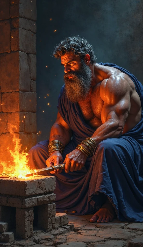 masterpiece, realist, high contrast, Baroque, Mexican man, with flat stone, tied behind the back, holding a torch, to milk, hero of independence, from Mexico, the pipila, rembrant painting style, tenebrismo, Caravaggio,
