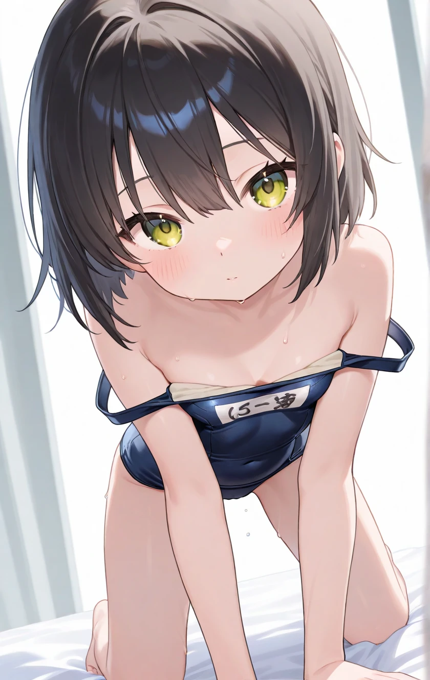 ((8K, RAW photo, highest qualityの, masterpiece), Professional photos with high-definition RAW color photos, (realistic, photorealism: 1.37), (highest quality), (best shadows), (best illustrations), ((cute, beautiful, ultra high resolution, High-definition CG integrated 8K Denden wallpaper, Physically based rendering, movie lighting), analog style, elegant, thank you, UHD 8K, Digital single-lens reflex camera, Fujifilm XT3, vibrant, Frank, A dramatic and realistic sunset, (detailed face, skin texture), film grain, Natural light, looking at camera,(Idol), (1 Japanese girl),((a photo of girl, 16 me)), ((short bob)),((white bra)), (thick thighs), ((white panties)), ((looking at the viewer:1.1)), ((show panties:0.9)), (low angle shot), ((peek from below)),((cowboy shot)),very sexy, とてもbeautiful, very cute,photostudio、gray wall , Seaweed