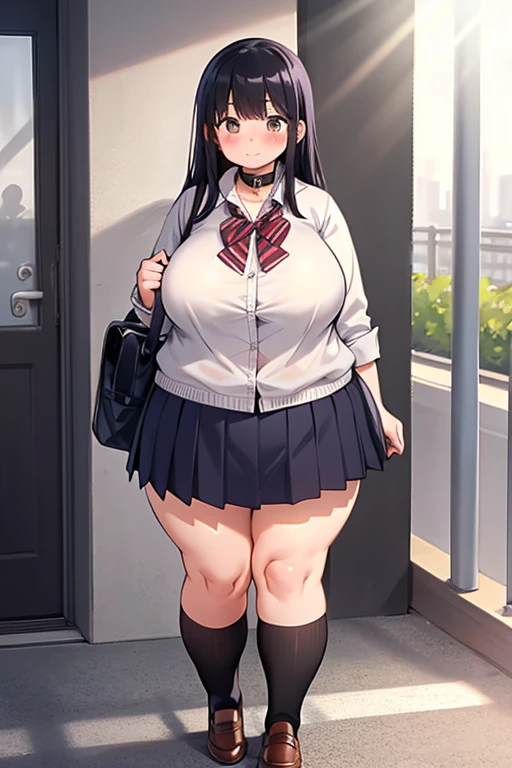 Anime-style image of a woman wearing a short skirt and glasses, hyperRealistic , a hyperRealistic , chic, Realistic , , Gwaiz, artwork in the style of Gwaiz, (SFW) Safe at Work, [ 4k digital art ]!!, Short full body portrait!,(masterpiece), (One serious civil service commissioner: 1.3), (Super thick and plump body: 1.3), (Huge breasts and buttocks)), (Small Head: 1.2), (Very small uniform)), (Shiny skin: 1.2), (A speech while crouching in the stands in the schoolyard in the morning)), {fat},1boy, penis, doggystyle, from behind, spreadassms, chubby body, fat body, short,ultra detailed, masterpiece, best quality, blush, a woman, rolling eyes, open mouth, school girl, wearing , wearing glasses, classroom, sunset, light particles, hdr, brown grey hair, midium wavy hair, shiny hair, bang, single braid, clear grey eyes, Smiling Kiss, Tongue Out, アニメ ,orgasm face, sexual climax, bitch, back shot, back view, low angle, from below, back view, arched back, looking back, all fours, chubby body, BIG ASS , saliva, BBW, slender waist, anal, seiza, hands on head,white eyes, Hand Drawn, Showing Ass, Bobcut, Knee socks, (Super thick and plump body: 1.3), Butt sticking out, Close your legs, seiza, spread legs, pleated skirt, Stretch your arms back, long pleated skirt, I can&#39;t see your butt, Buttocks hide, Arms folded behind back, Super big butt, Awesome numbness , Plump , Chubby, Butt sticking out,