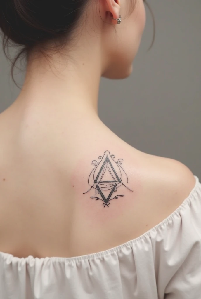 (masterpiece, best quality:1.2), 1girl, solo, strong, long brown hair, tattoo in shoulder