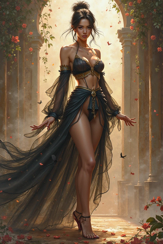masutepiece, of the highest quality, High quality, Highly detailed CG Unity 8k wallpaper, Art Station, Digital Illustration, with an intricate, 動向, awardwinning photo, depth of fields, nffsw, chromatic abberation, Realism, Highly detailed, Art Station Trends, CGsociety Trends, with an intricate, high detailing, Dramatic, 8K, 16 K, of the highest quality, Photon mapping, Radio City, Photorealistic, Elaborate CG, physically-based renderingt, ultra realistic realistic textures, unreal enginee 5, motion angles, Cinematic lighting, Dramatic Lighting, Professional Lighting, Slender face Very detailed and expressive eyes, Shiny hair, High Texture、Detailed face and skin, highly detailed skin with pores, Perfect body line, Perfect bust line, exquisite collar bone, Perfect clavicle,
No clothes, Perfect nudity, Legs spread, SEX, random provocative poses, beastly pose,
Bewitching and mysterious oriental adult woman, Vampire, Red Lipstick, Red Eyes, Red Eye Shadow, Long gray hair with a glossy waist, sadistic smile,
extreme light and shadows, Dim lighting,