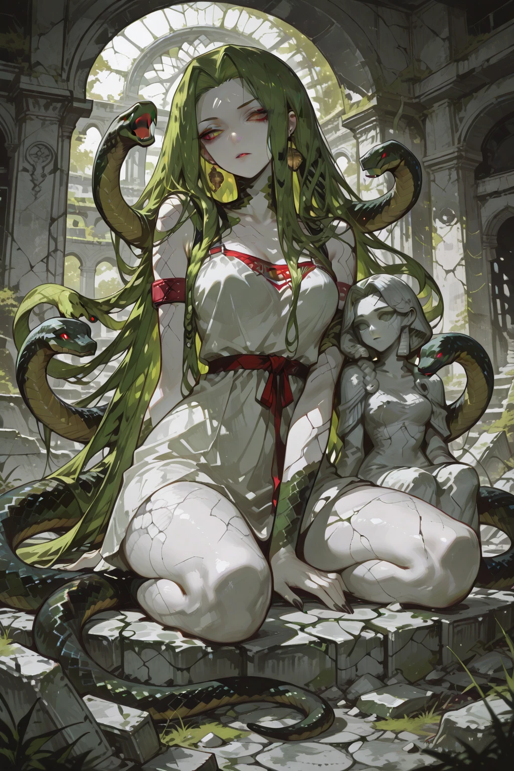  ((best quality)), ((masterpiece)), (detailed), 1 fairy girl, off-shoulder sweater, a fairy, fairy girl, winged pixie girl, girl fairy, various different types of insect wings, small breasts, NSFW，tentacle-like vines, Covered with tentacles, encoiled by tentacles, Tentacles around the body, many tentacles, captured by tentacles, bound by tentacles, trapped by tentacles, Fine details，Tentacled，Tied with tentacles, roaming tentacles, drooling，Crying，horrified expression, panic, fight for survival, helplessness, Detailed body，Full limbs，NSFW, being pulled into a flower, wild environment, jungle, terrifying floral environment, horrific nature, predatory flora, fairy catcher, fairy trapper, fairy catcher plant, tentacle-like vines, fairy trapper-plant, fairy catcher flower, tentacle-like vines, fairy trapper-flower inspired by carnivorous plants; a plant occupying the equivelant evolutionary niche as a spider would 