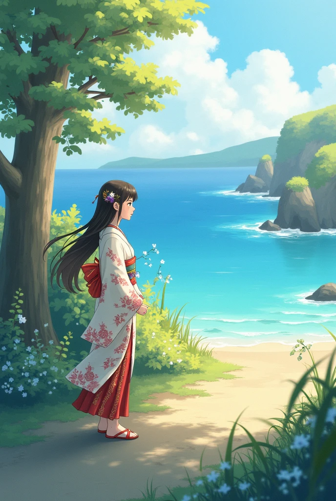 1girl, surreal beautiful young woman, Arapei woman in colorful dress walking on beach, standing on Baiyun wonderland, beautiful korean young woman, ethereal beauty, beautiful young wind spirit, realism, cinematic lighting, ray tracing, optical illusion, lens flare, 120mm, f/1.2, sony fe gm, ultra hd, retina, masterpiece, best quality