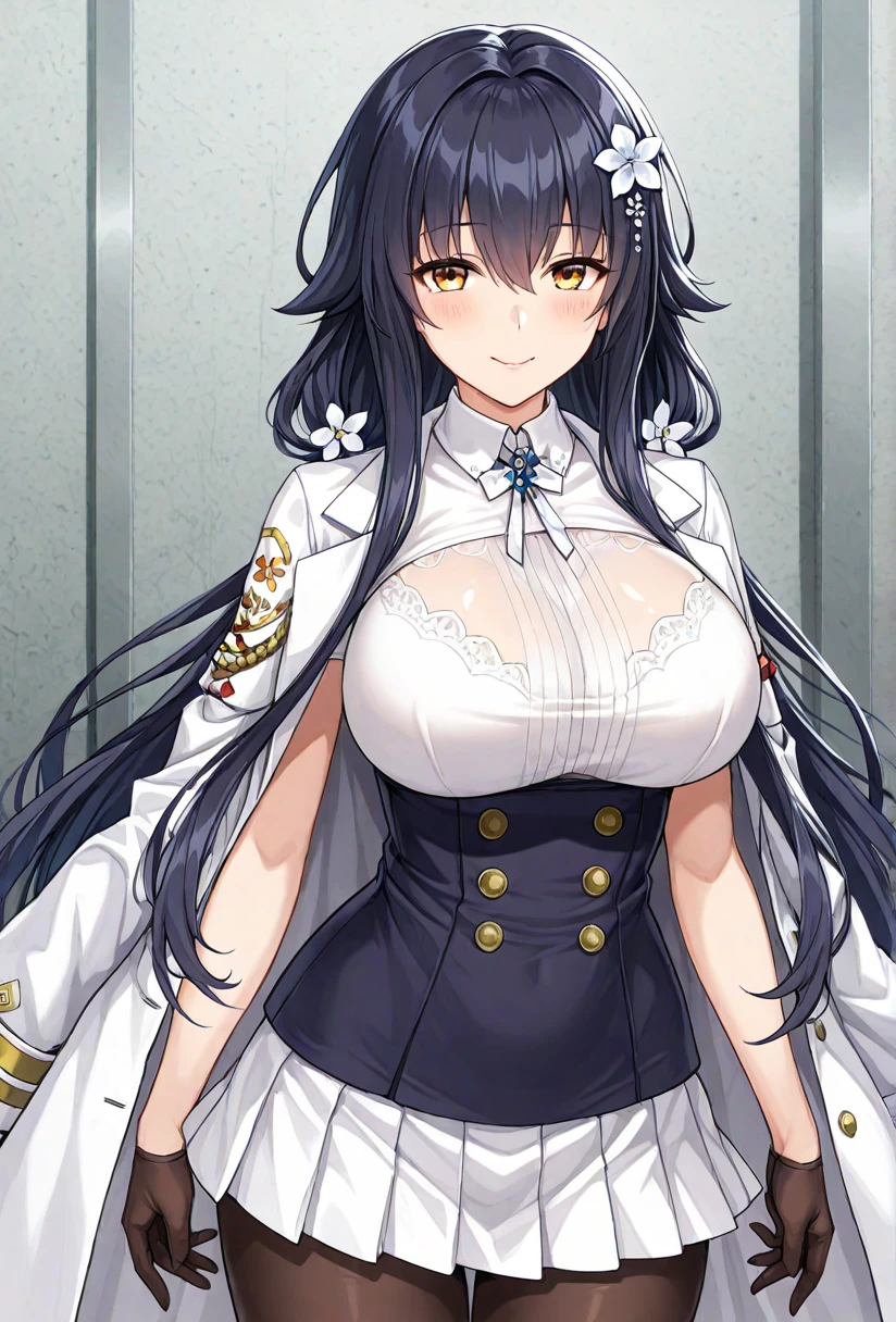 Chica de anime en uniforme con orejas y cola de gato, Estilo Azur Lane, Marin Kitagawa Fanart, Del videojuego Azure Lane, Personajes de Azure Lane, kantai collection style, Anime Moe Artstyle, Albedo de Overlord, Arte oficial de alto detalle, seductora chica de anime, Mejor fondo de pantalla de Anime 4K Konachan, Hestia