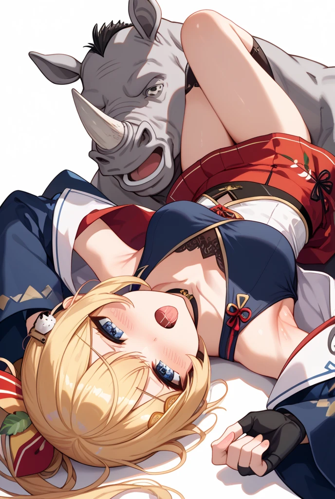 1boy, 1girl, trap