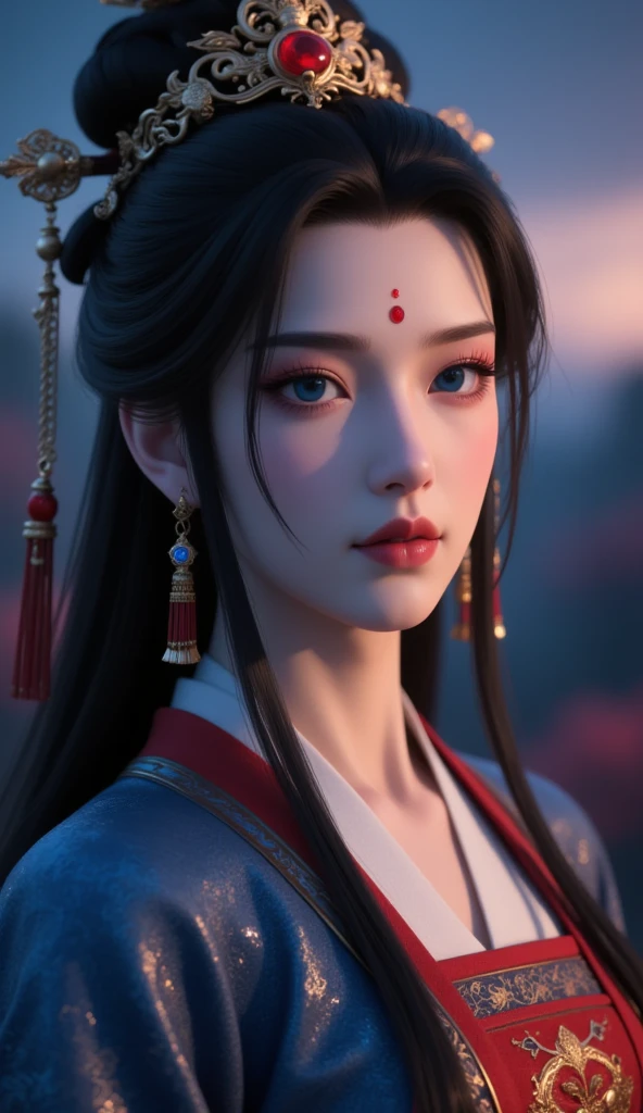 Allafard Asian woman in a flower crown kimono dress, Palace ， A girl in Hanfu, Guviz-style artwork, Hanfu, Guviz, Chinese style, Inspired by Lan Ying, inspired by Li Mei-shu, trending on cgstation, Beautiful character painting, China Princess, Inspired by Qiu Ying, Chinese girl