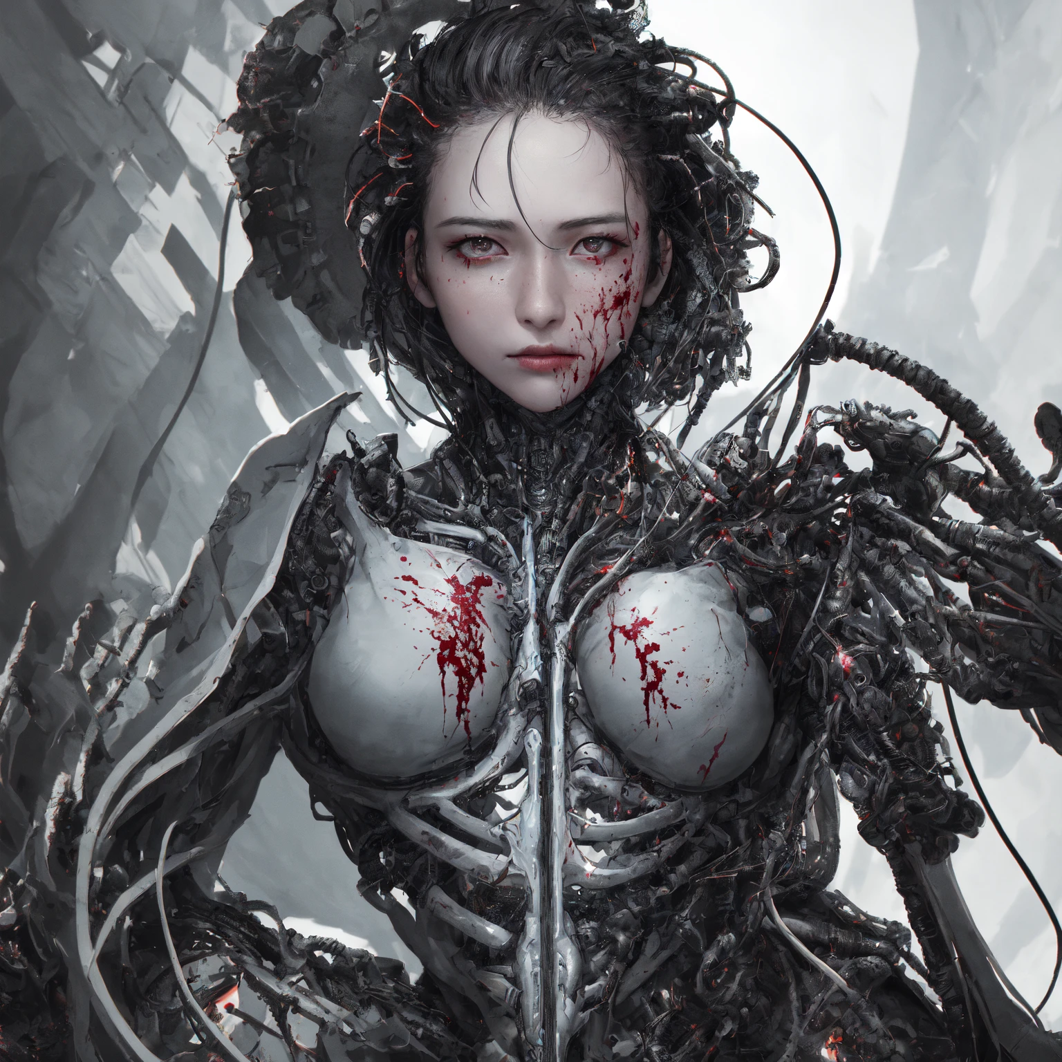 (body horror:1.4), (biomachine:1.3), (bloody:1.2), living being, (nipples), (colorful:1.2), Hans Giger, many hands, (zentangle:1.2),
oil on matte canvas, sharp details intricate, highly detailed, digital painting, rich color, smooth, sharp focus, illustration, Unreal Engine 5, 8K, art by artgerm and greg rutkowski and alphonse mucha
(masterpiece,detailed,highres:1.2),