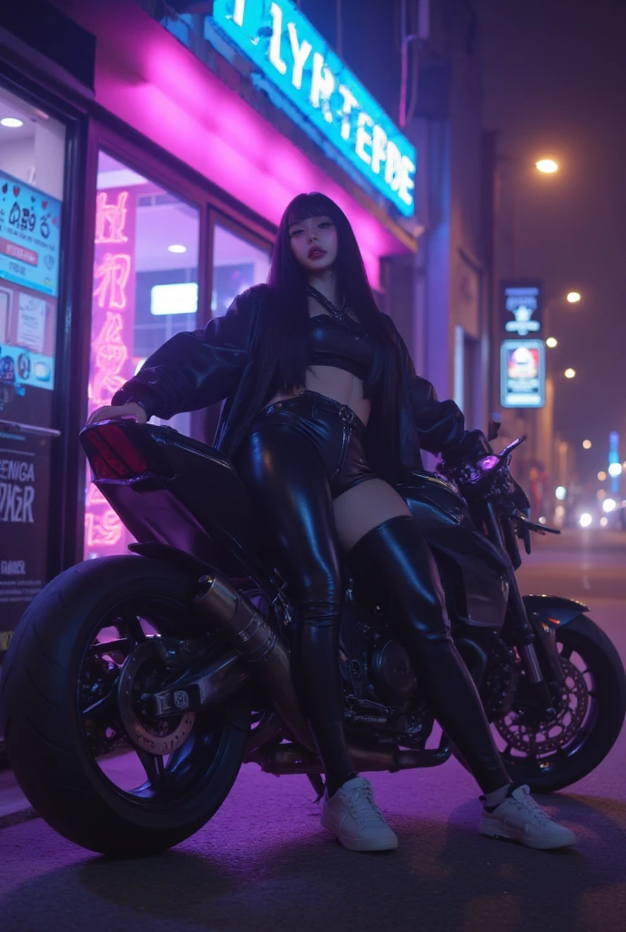 (((edgerunner))) ((cyberpunk )) (((enormes tetas)))  8k,((cuerpo completo))(((Amazing tits)))caliente, hermosa,((Hornie)), 8k, hiperrealista todo como un motor irreal trazado de rayos render ((estilo humano hiperealista)),(((Empty dark background))). hiperrealista todo como un motor irreal trazado de rayos render estilo humano realista ,(((Empty dark background)))., Suavemente iluminado, Intimo exquisito detalle, foco nítido, intrincadamente detallado, rewarded photography, small-catchlight, bajo contraste, alta nitidez, facial-symmetry, profundidad de campo, cinematic background, Renderizado del motor irreal, Imagen central, dream-like, Suavemente iluminado, intimo, imagen de cuerpo completo ,cuerpo completo,((tetona)),((piernas torneadas)) perfect ass ecchi
