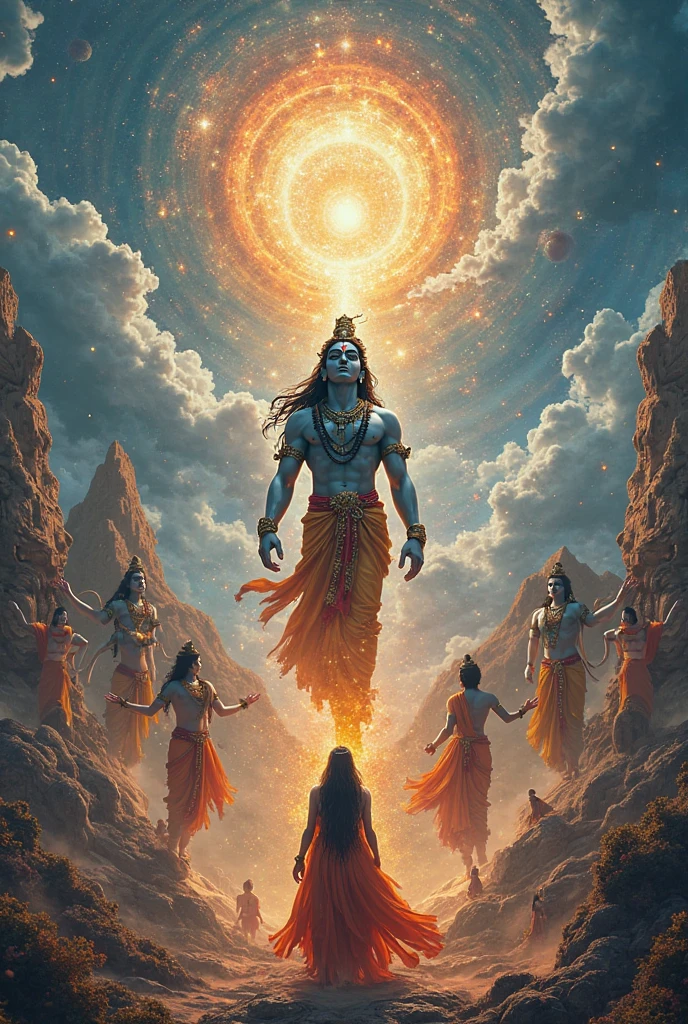 Lord Krishna show dasavatara to arjuna in bengaluru highway