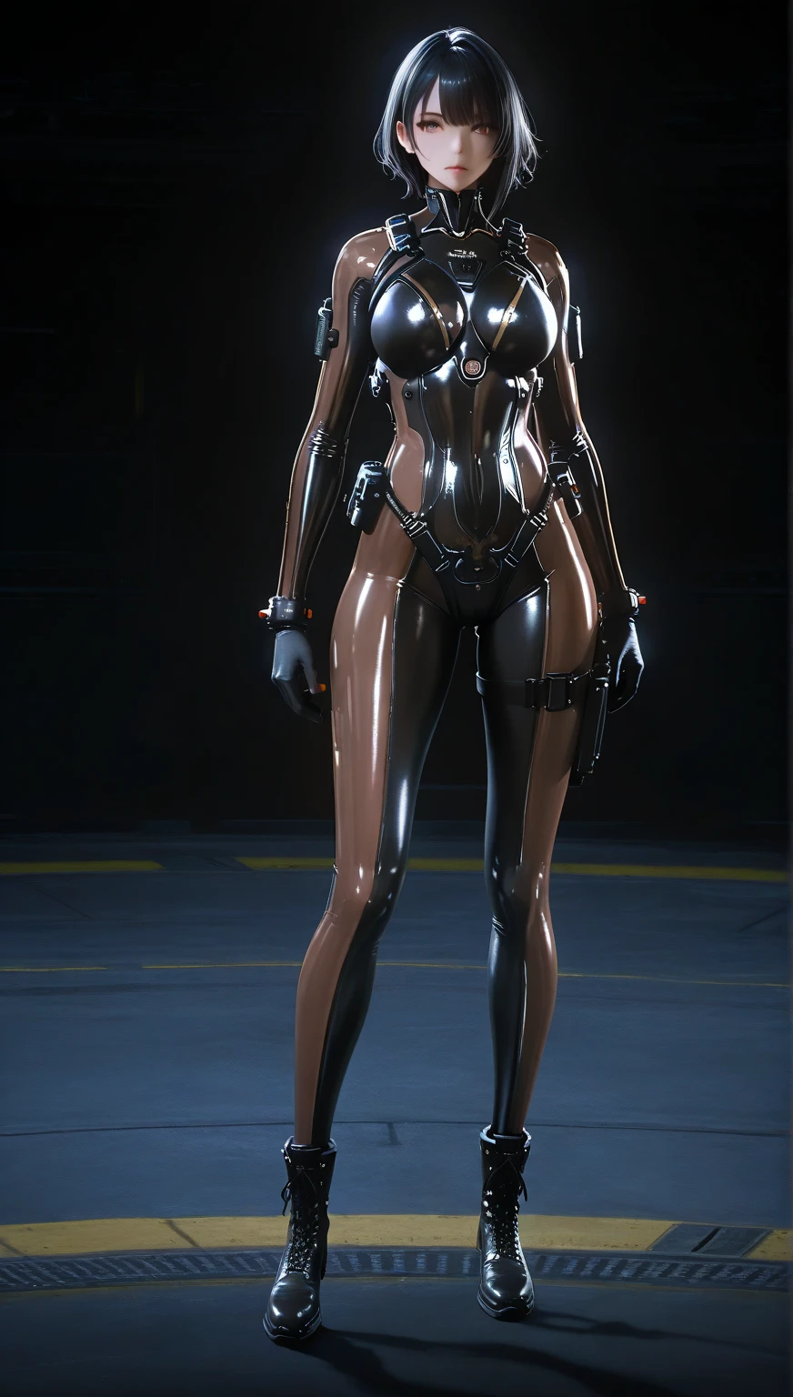 Perfect Female Face, Female Robot, Ceramic Silhouette, Robot, Robot Parts, Cable, Microchip, Lace, Bare Spine, Bare Bones, Exoskeleton, Broken Parts, Bare Internal Organs, Broken Body, Thigh Bone, Calf Bone, Full Body, Asian Female Face, Beauty, Clean Face, Full Face, Fine Face, Lush Hair, Long Thighs, Long Calves, Wedge Boots: 0.65, Platform Boots: 0.65, Platform Boots: 0.65, On the Bed, Inside the Bedroom, Studio Soft Light, Edge Light , very refined, elegant, cyberpunk, surreal, anatomy, 3d rendering, octane rendering, HR Giger style, 8k, best quality, illustration, very detailed, CG, wallpaper, fidelity, stunning, fine detail, masterpiece, best quality, official art, absurd, 150 mm