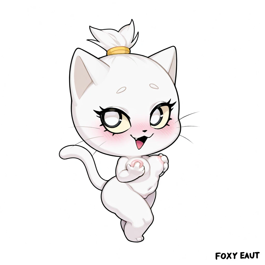  cinderace, MAID'S DRESS, ????????? por baixo da saia, standing with back to spectator 